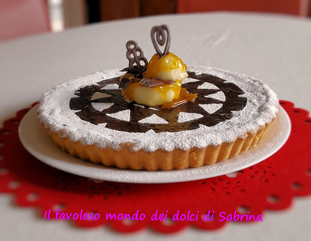 Crostata Sinfonia di pere e cioccolato