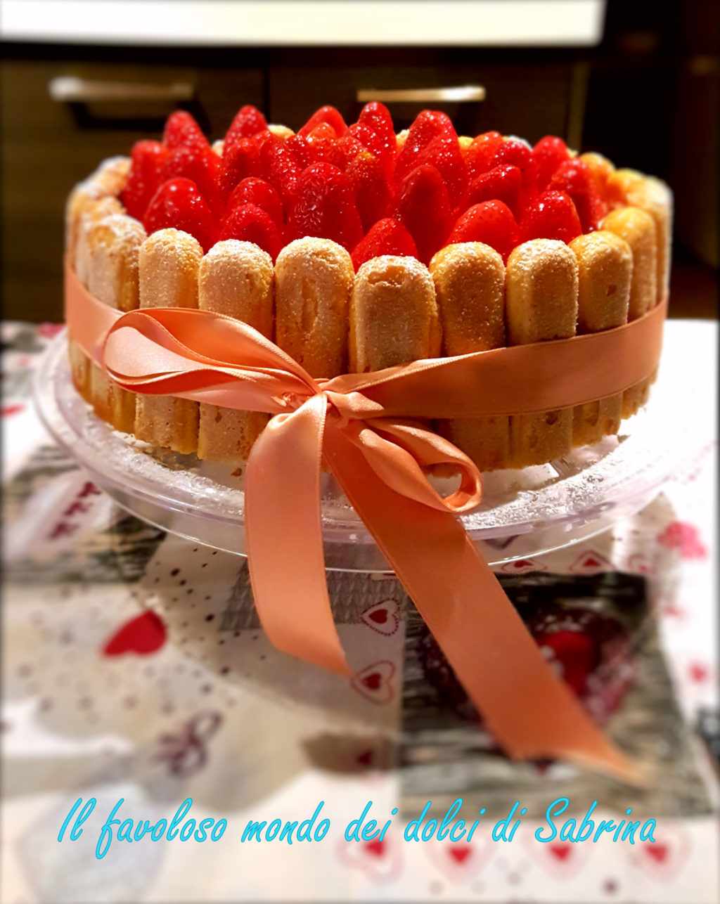 Torta alle fragole Ampi di Iginio Massari